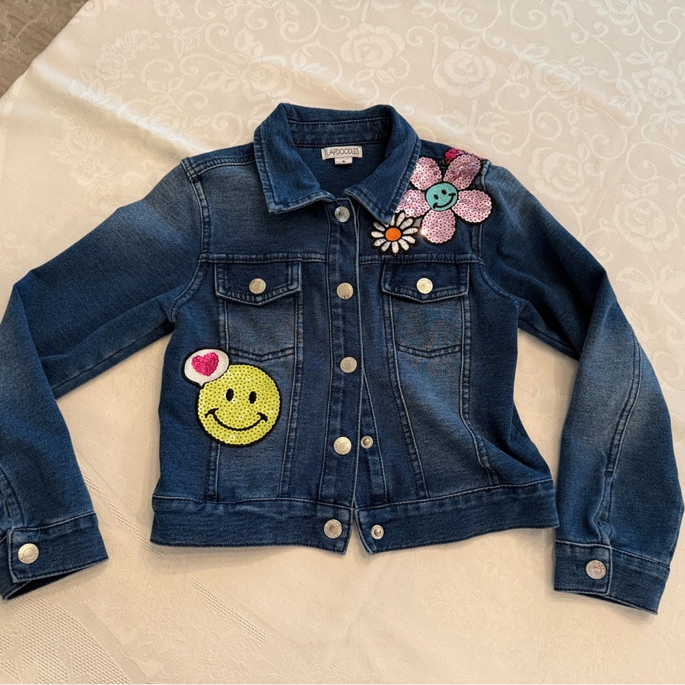 Flap doodles jean jacket